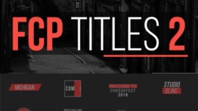 FCPX插件:FCP Titles V2 50组4K简洁文字标题字幕条动画预设