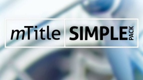 FCPX插件:20组时尚简约标题字幕 MotionVFX mTitle Simple Pack