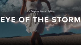 FCPX AE PR视频素材：4k闪电白云高清特效视频 MotionVFX Eye Of The Storm