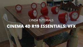 教程:Cinema 4D R19 Essentials:VFX 英文视频教程(英文字幕)