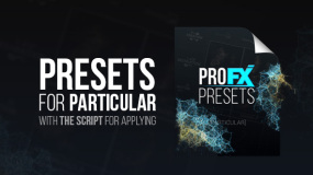AE脚本:炫酷Particular粒子汇聚消散LOGO文字图片动画脚本Pro FX Presets