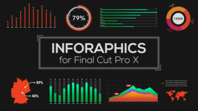 FCPX插件:企业信息图表数据创建包 Infographics Builder