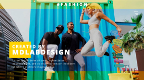 AE模板:时尚潮流幻灯片 fashion slideshow