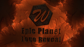 AE模板:动态粒子LOGO开场动画 Epic Planet Logo Reveal