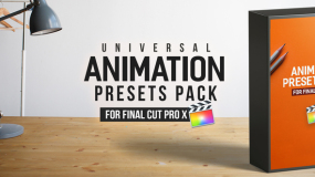 FCPX插件:110个动画效果预设包 Animation Presets Pack
