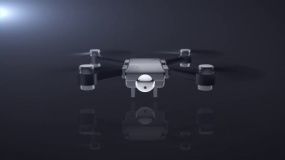 FCPX模板插件-航拍无人机LOGO动画片头 Drone Logo Reveal