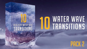 视频素材:10个水波转场过渡包第二季Water Wave Transitions Pack 2