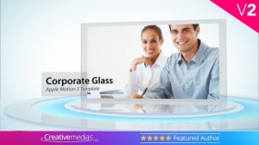 FCPX模板+Motion模板:玻璃地面反射舞台效果公司介绍展示宣传片 Corporate Glass Display