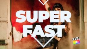 FCPX模板-时尚快闪大标题动画开场动画片头 Super Fast Promo