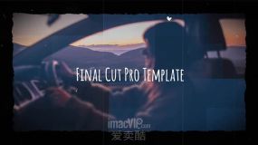 FCPX模板-漂亮复古怀旧漏光老照片幻灯片动画 Beautiful Slideshow