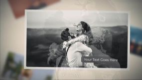 FCPX模板-甜美幻灯片照片回忆展示包装动画