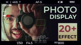 FCPX插件-21种相机摄像机取景器视窗界面预设