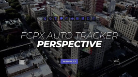 FCPX M1中英文插件-四点平面自动跟踪透视图效果工具 Auto Tracker Perspective