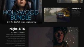 LUTs预设-132个专业电影级深色风格效果 Hollywood Bundle Pack – Colorist Factory