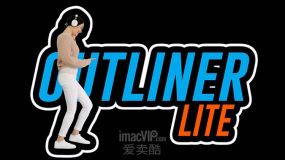 FCPX插件-综艺字幕人物轮廓描边白边特效效果 BretFX Outline Lite