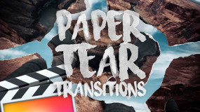 FCPX转场插件-21种4K纸张撕裂过渡动画+8个撕裂音效 Paper Tear Transitions