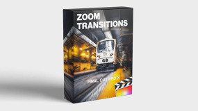 FCPX转场插件-16个现代动态平滑缩放移动过渡动画 Zoom Transitions