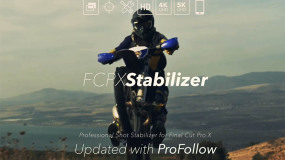 FCPX M1中英文插件-4K视频画面防抖稳定自动跟踪修复 FCPX Stabilizer 2.0