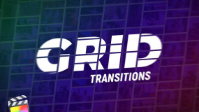 FCPX转场插件-40种网格多画面平移切换缩放组合过渡效果 Grid Transitions