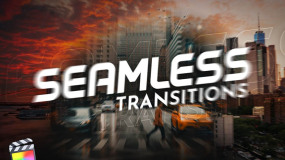 FCPX插件-160个相机移动缩放平移透视无缝转场过渡Seamless Transitions