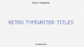 FCPX插件-53种复古打字机标题文字动画预设RETRO TYPEWRITER
