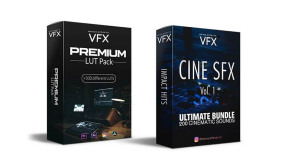 音效+LUTs预设-电影制作人必备300种音效和500种LUT预设 CINE SFX Vol. 1 & Premium LUT Pack