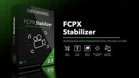 FCPX中英文插件-支持8K视频画面防抖稳定自动跟踪修复 FCPX Stabilizer 2.0