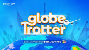 FCPX插件-33种环球旅游旅行标题文字元素主题包装动画Globe Trotter