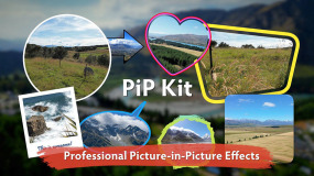 FCPX插件-37组图形专业画中画效果工具PiP Kit