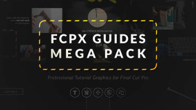FCPX插件-174种简单创作教程教学培训文字标记图标编辑工具