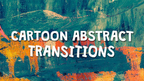 FCPX插件-20种卡通抽象图形动画转场过渡Cartoon Abstract Transitions