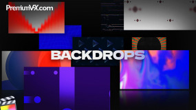 FCPX插件-50种动态现代时尚运动图形背景动画预设 Backdrops