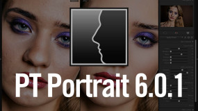 PT Portrait Studio 6.0.1 中文一键人像AI磨皮瘦脸美颜修图软件+PS插件 Mac/Win版