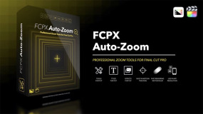 FCPX M1插件-专业运动跟踪焦点模糊抖动自动缩放工具