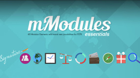 FCPX插件-60种卡通时间财政图表数据购物信息图标动画 mModules Essentials