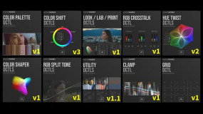达芬奇电影质感10套调色DCTL节点预设 Mononodes – LOOK / LAB / PRINT Color Shift DCTLS V3 /Utility DCTL/Hue Twist/RGB Crosstalk/RGB Split/Clamp 正式版6套合集