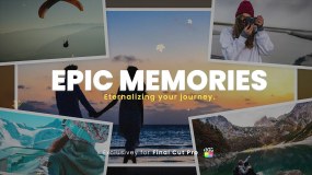 FCPX插件-42组美好回忆照片组合排版标题文字动画预设Epic Memories