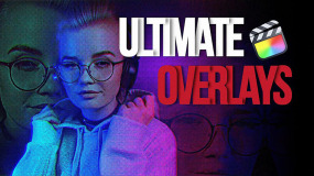 FCPX插件-40组故障色彩调整粒子梦幻风格化叠加效果 Ultimate Overlays