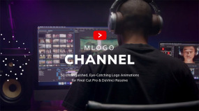 达芬奇插件-50种独特自媒体突显商标LOGO动画 mLogo Channel DVR